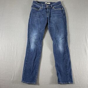 Levis Jeans Womens 30x32 Blue 529 Curvy Skinny‎ Leg Mid Rise Stretch